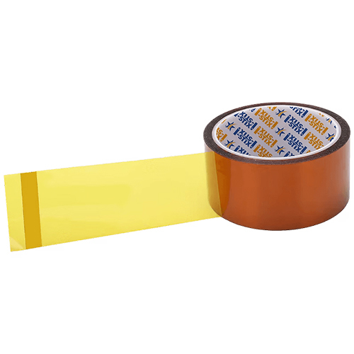 Polyimide Tape - High-Quality Polyimide Material, Single-Sided Self-Adhesive, Professional Brown Finish, Ideal for Extreme Temperatures and Industrial Use