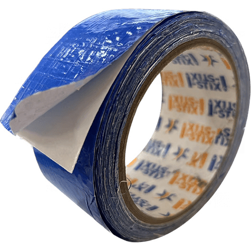 HDPE Tarpaulin Tape - High-Density Polyethylene, Blue Color, Self-Adhesive, Single-Sided | Water, Chemical, and UV Resistant for Industrial Use