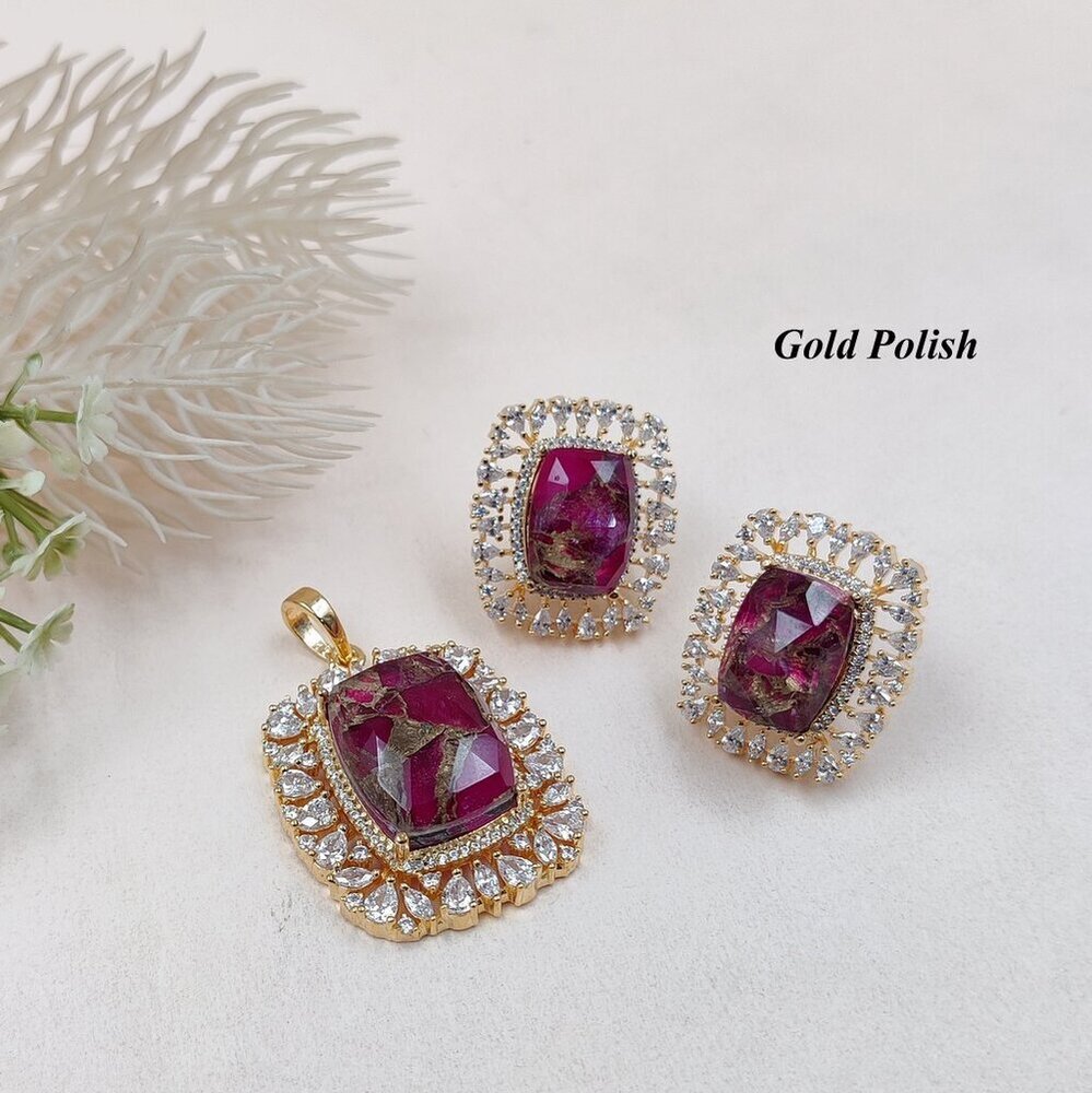 Affordable Shiny AD Locket Set