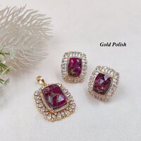 Affordable Shiny AD Locket Set