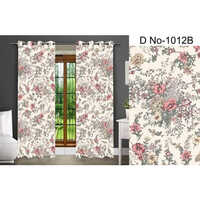 Polyester Digital Printed Curtain - 4x7 Feet, Multi-color | Shrink-resistant, Digital Print, Stripe Pattern, Home Use
