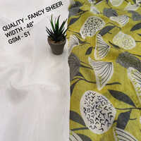 Fancy Sheer Fabric - Feature: Shrink-resistant