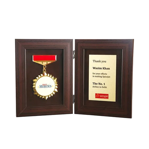 Corporate Wooden Plaque - Color: Brown