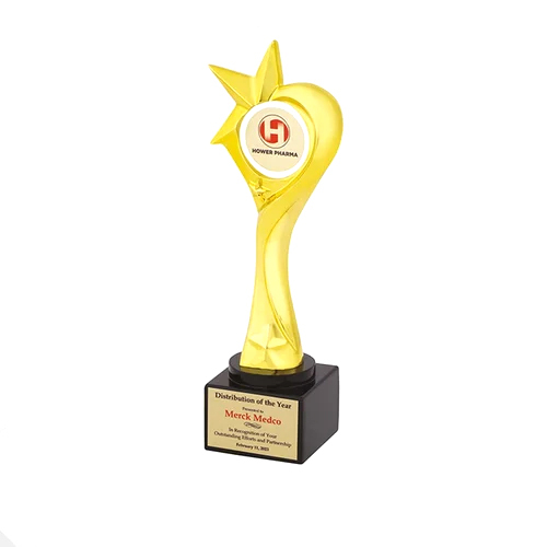 Star Metal Trophy - Size: 10-15 Inch