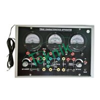 TRIAC CHARACTERISTICS APPARATUS WITH BAKELITE PANEL & ROUND METERS