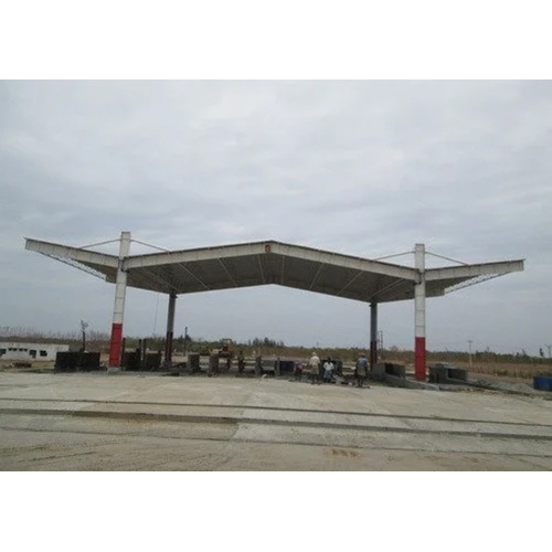 Toll Plaza Canopy - Color: Green