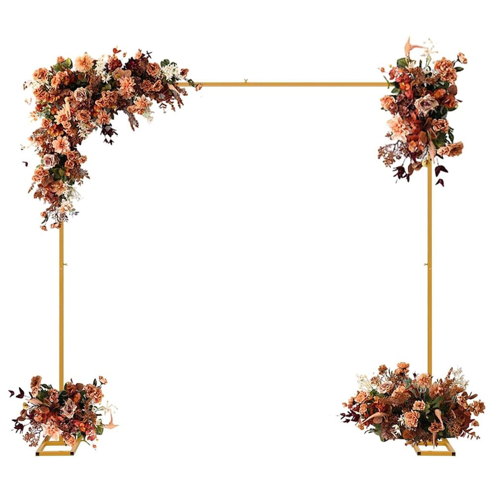 6 ft Metal Backdrop Stand for Parties,Wedding Arch Backdrop Stand