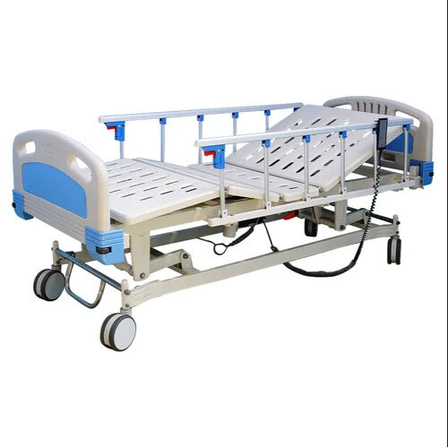 Motorized Semi Fowler Bed Height Up Down - Color: White