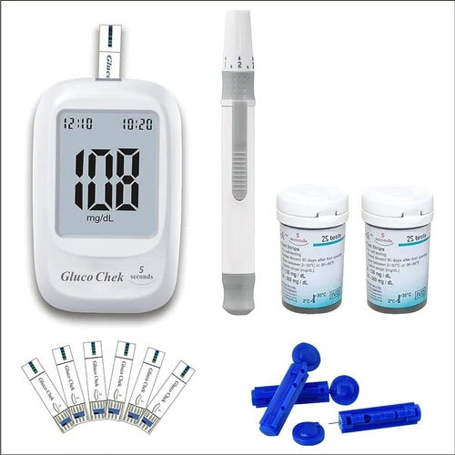 Control D Glucometer Strips - Color: White