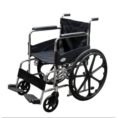 Foldable Chrome Manual Wheelchair With Mag Wheels