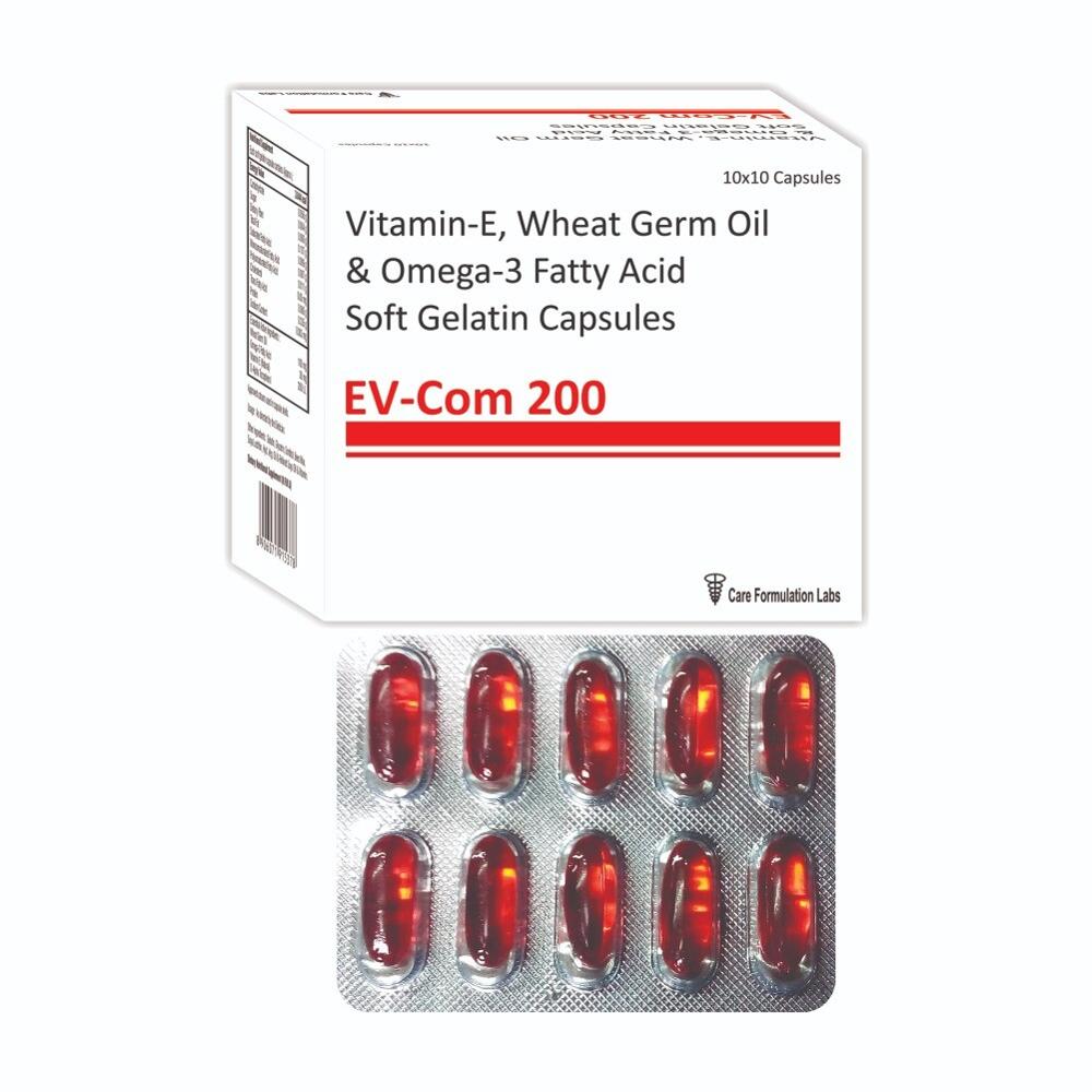 Vitamin E,Wheat Germ Oil ,Omega-3 Fatty Acid soft geltan capsule