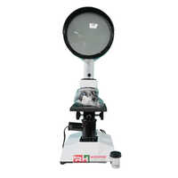 Student Projection Microscope - Mild Steel Construction, Binocular Drawtube, Ivory White Finish | Ideal For Laboratory Use, Designed For Biological Applications