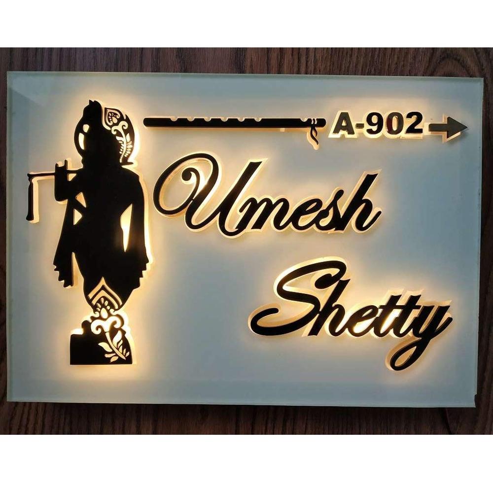 3d Name Plate - Application: Office And Home