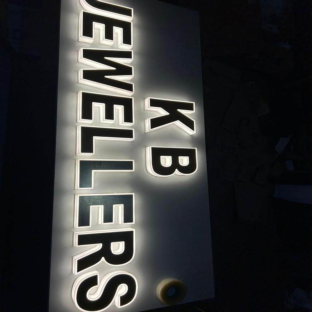Led jewellers sign board