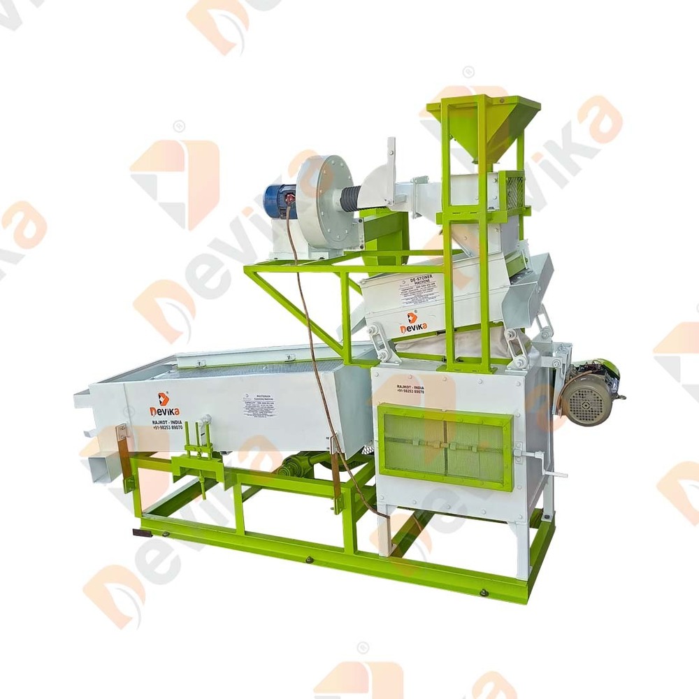 Multi Grain Destoner With Grader
