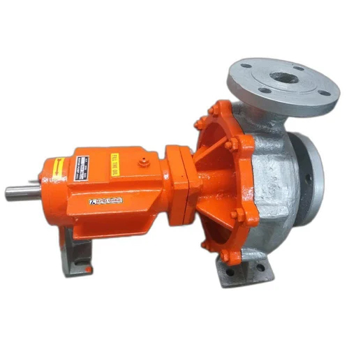 Thermic Fluid Hot Oil Pump - Color: Orange And Silver