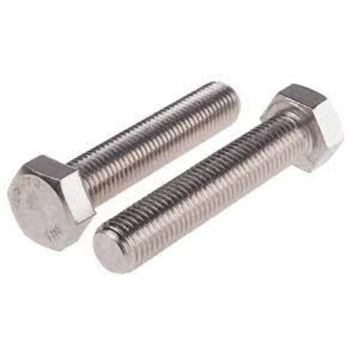 Ms Ch Hd Screw - Stainless Steel, Different Sizes Available, Silver Color, Polished Finish, Hexagon Head Design for Enhanced Grip and Durability