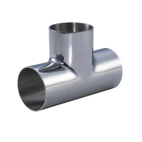 Pipe Equal Tee Fittings - Color: Silver