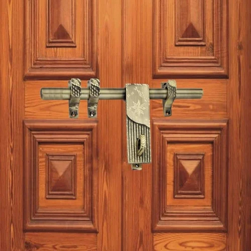 Brass Aldrops Main Door - Color: Brown