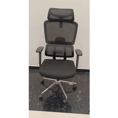 BLUEFOX Net High Back Office Chair - High-Quality Polyester, Elegant Black Color | Modern Design, No Assembly Required, Comfortable Support for Back and Neck