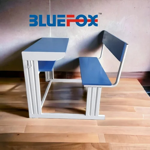 Bluefox Blue School Desk - Assembly: No Assembly Required