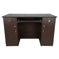 Bluefox Wooden Office Table - High-quality Wooden Material, 4x2.5 Feet, Brown Finish | No Assembly Required, Customizable Design, Durable, Strong, Ideal For Indoor Office Use