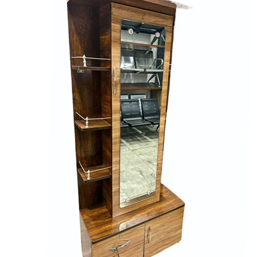 BLUEFOX Wooden Dressing Table - 72 x 30 x 14 Inches Brown Color - Durable Modern Design Polished Finish Ample Storage Space
