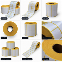 Roll Form Label - Paper Material, Various Sizes, White Color | Moisture-proof, Heat-sensitive, Customizable Shape, Attractive Design