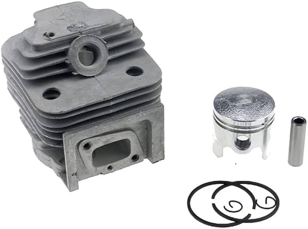 Pd- 0045  High-Quality 40Mm (43Cc) Cylinder Kit For 2-Stroke Grass Trimmers - Ideal Replacement For Side And Backpack Brush Cutter Engines - Capacity: 100 Pcs/Hr