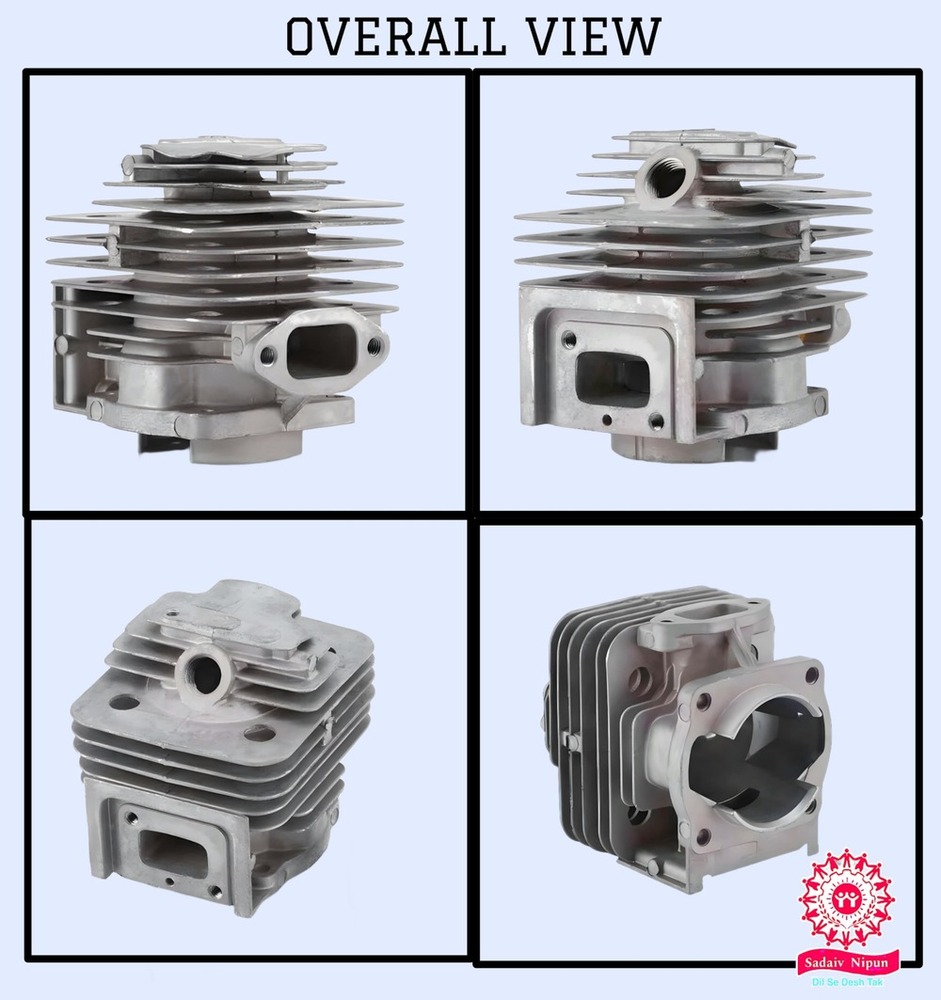 Pd- 0045 High-quality 40mm (43cc) Cylinder Kit For 2-stroke Grass Trimmers - Ideal Replacement For Side And Backpack Brush Cutter Engines - Capacity: 100 Pcs/hr