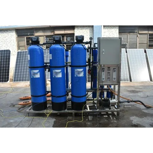 300 Lph Water Softening Plant - Material: Mild Steel