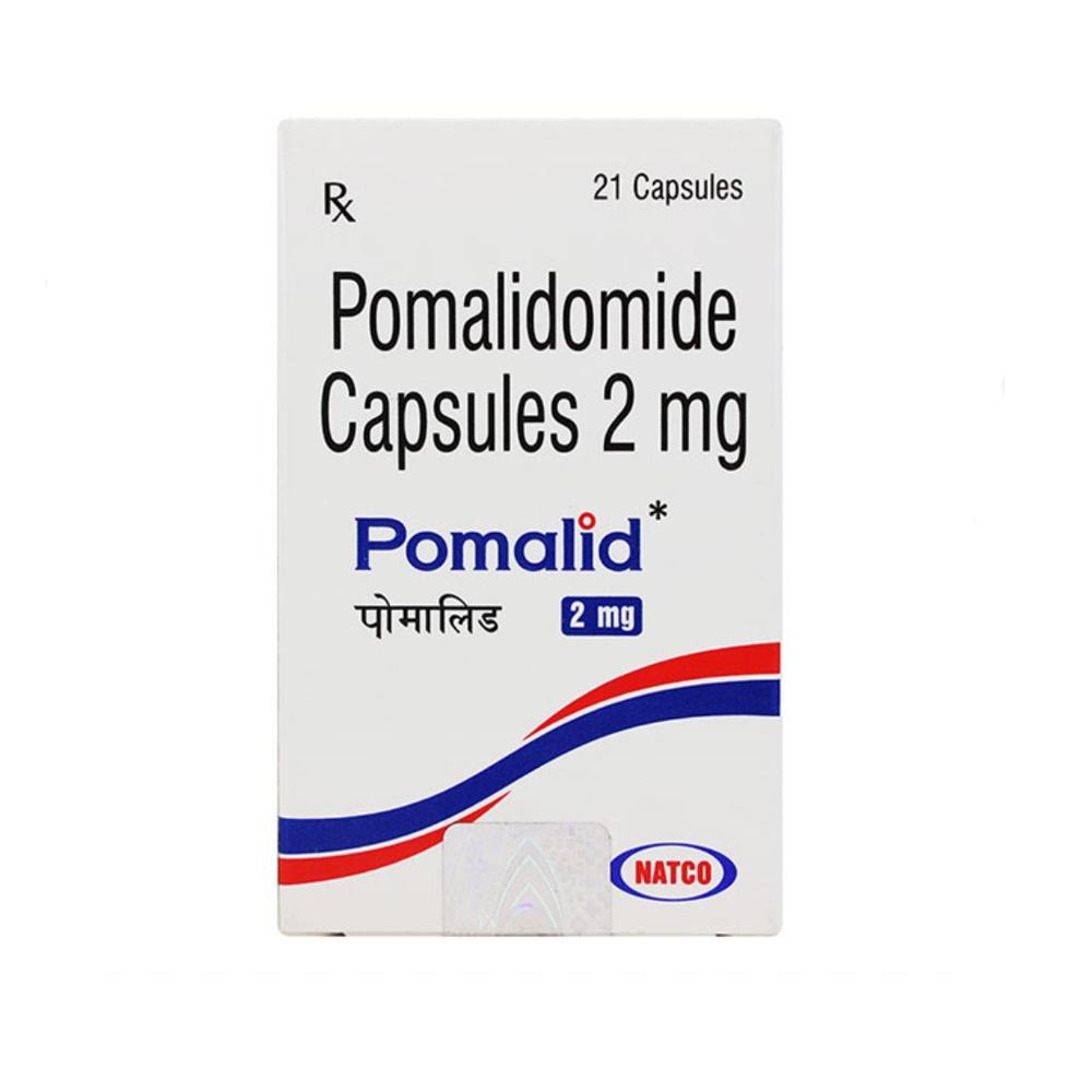 Pomalid 2mg Capsule - Oral Medication For Multiple Myeloma Treatment | Supports Bone Marrow Blood Cell Production, Combines With Dexamethasone