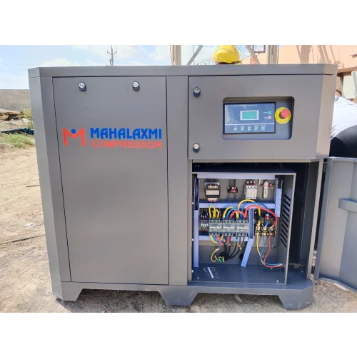 Screw Air Compressor - New Electric Power Source | Black Color, 1 Year Warranty, Industrial Usage