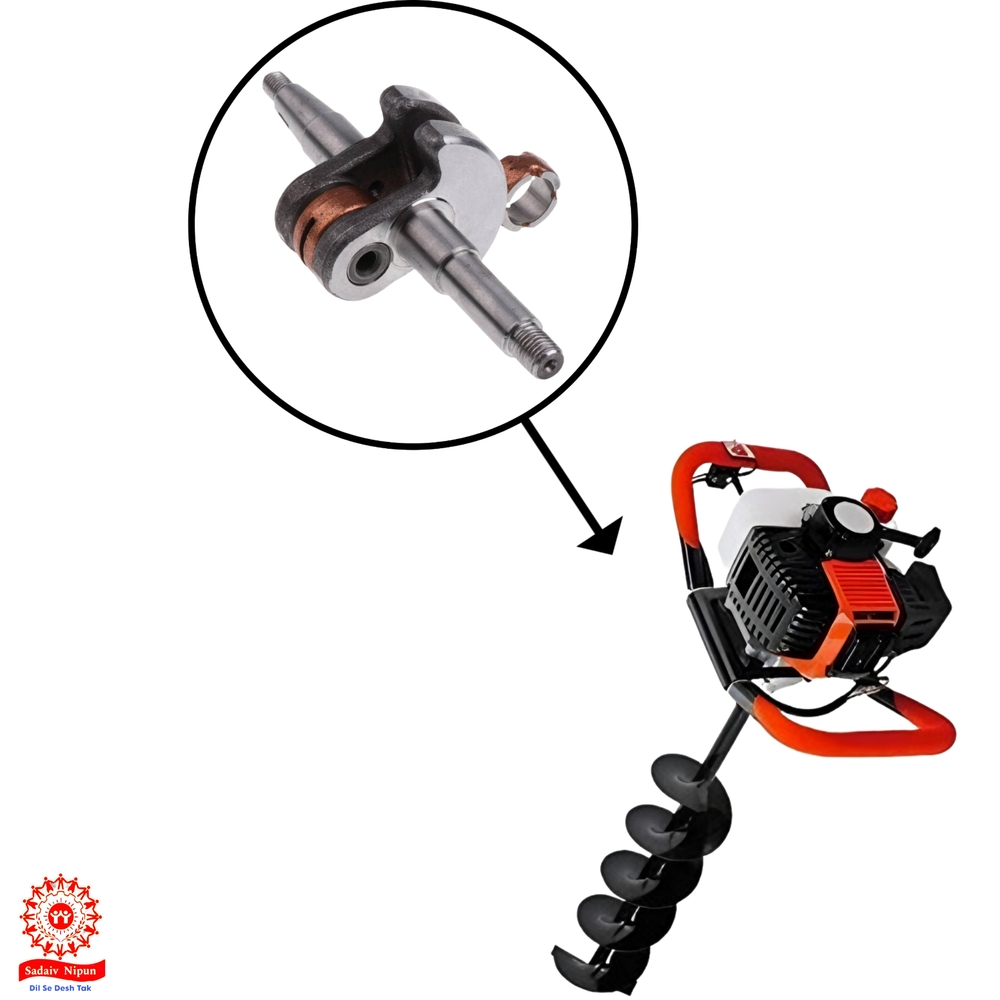 "Pd- 0306 Top-quality Crankshaft (52cc) For 2-stroke Brush Cutters - Upgrade Your Side And Backpack Grass Trimmer With Reliable Engine Parts "