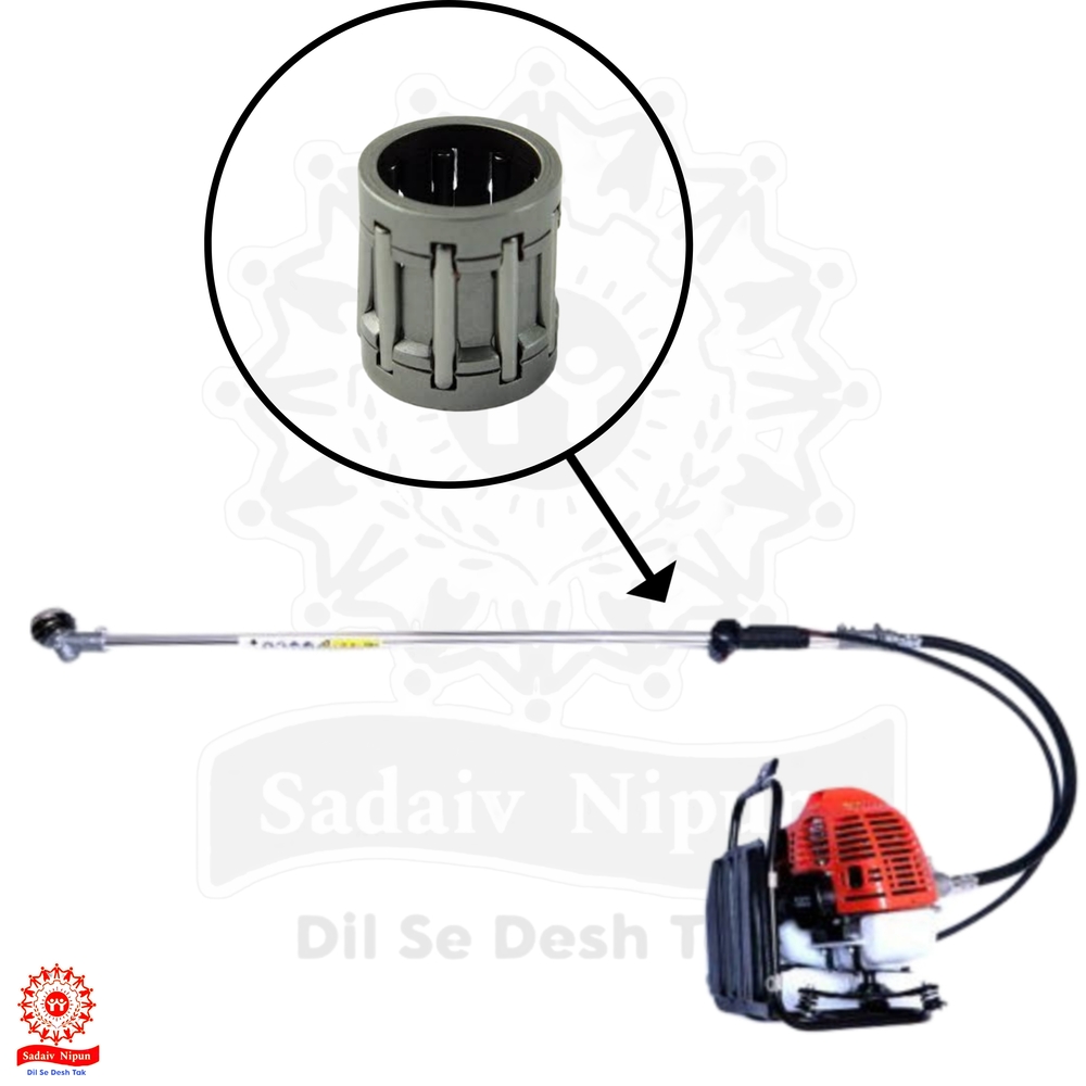 Top-quality Needle Bearing - Premium High-strength Materials, 12x6x2 Cm Dimensions, Silver Color | Engine Performance Upgrade For 52cc 2-stroke Brush Cutters, Reliable For Grass Trimming