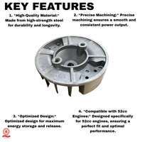 "pd-0314 High-quality Flywheel (52cc) For 2-stroke Grass Trimmers - Reliable Replacement Part For Side And Backpack Brush Cutters  " - Capacity: 100 Kg