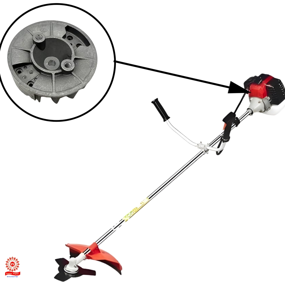 "Pd-0314 High-quality Flywheel (52cc) For 2-stroke Grass Trimmers - Reliable Replacement Part For Side And Backpack Brush Cutters "