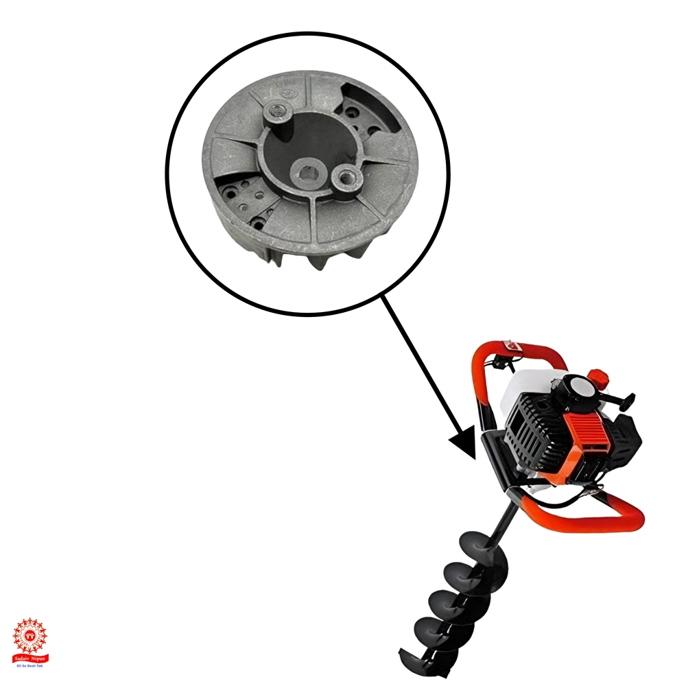 "Pd-0314 High-quality Flywheel (52cc) For 2-stroke Grass Trimmers - Reliable Replacement Part For Side And Backpack Brush Cutters "