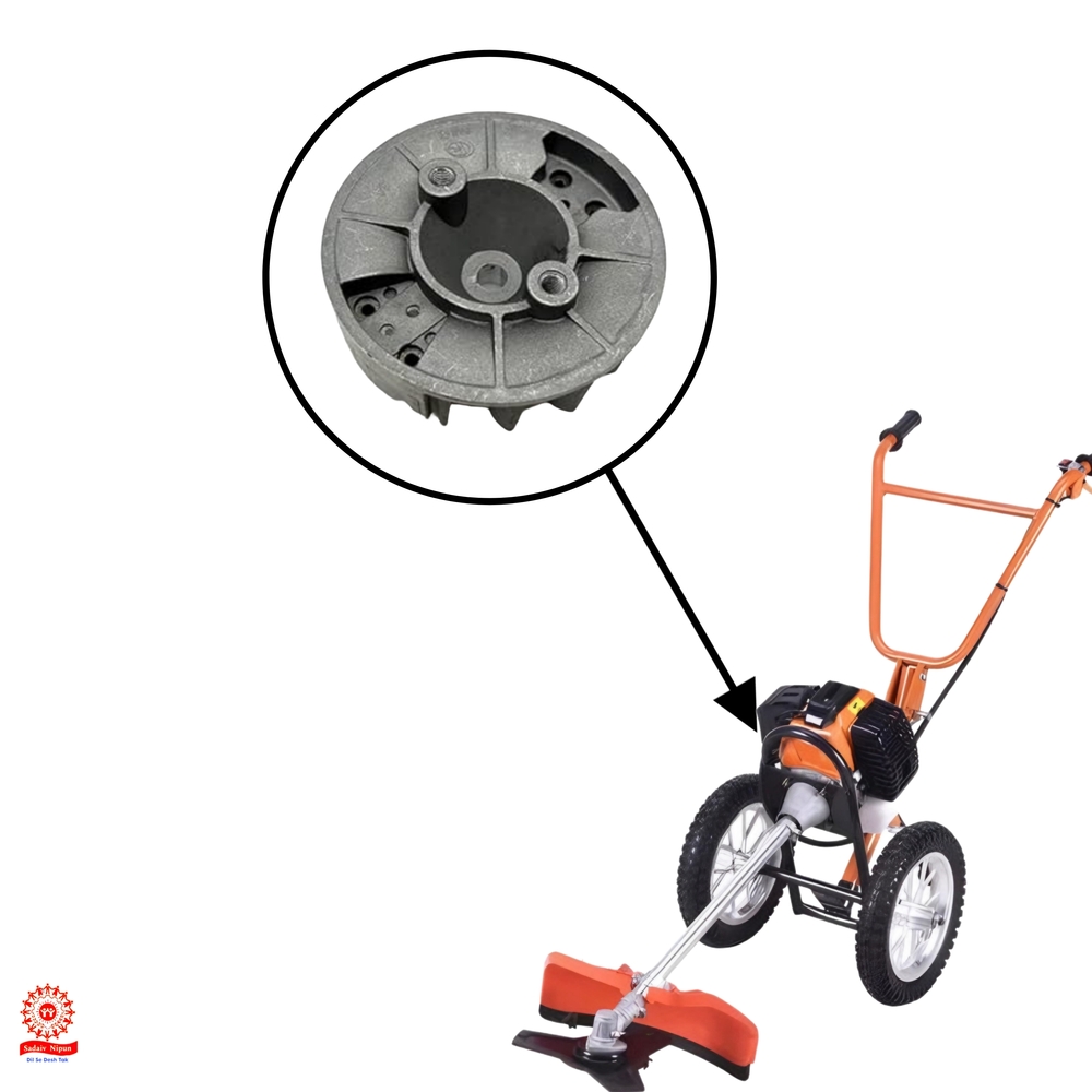 "Pd-0314 High-quality Flywheel (52cc) For 2-stroke Grass Trimmers - Reliable Replacement Part For Side And Backpack Brush Cutters "