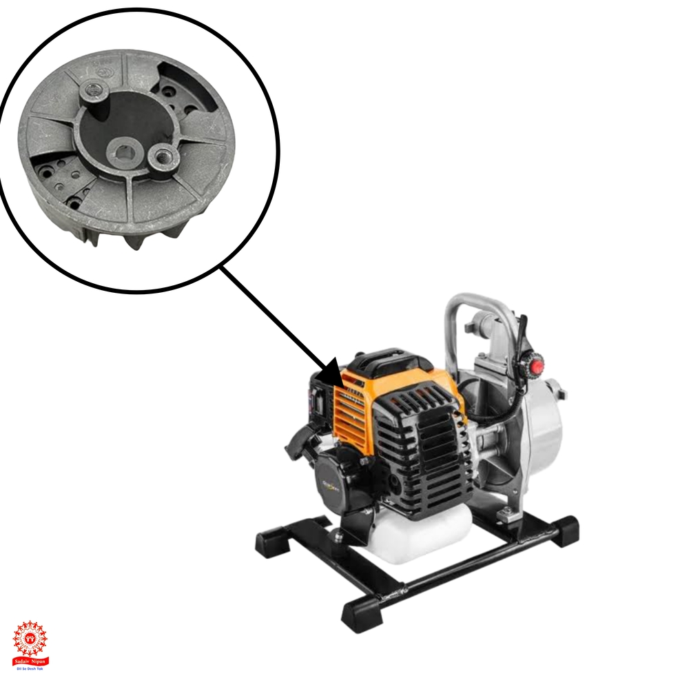 "Pd-0314 High-quality Flywheel (52cc) For 2-stroke Grass Trimmers - Reliable Replacement Part For Side And Backpack Brush Cutters "
