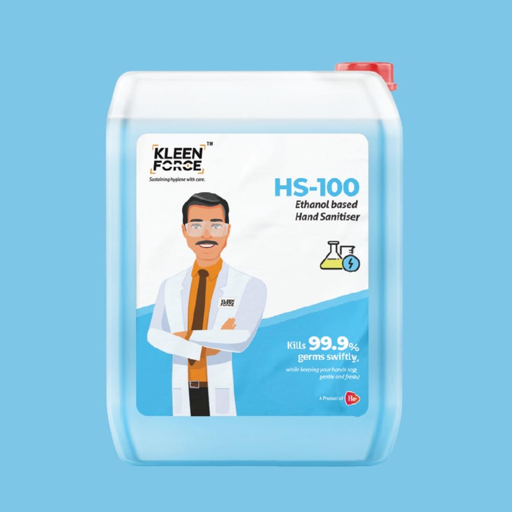 Kleen Force Hs-100 Ethanol Based Hand Sanitiser - Application: Medicine