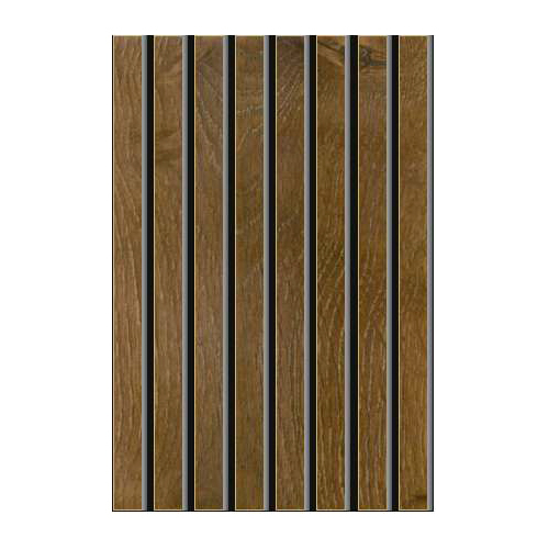 8G Golden Oak RPVC Fluted Panel