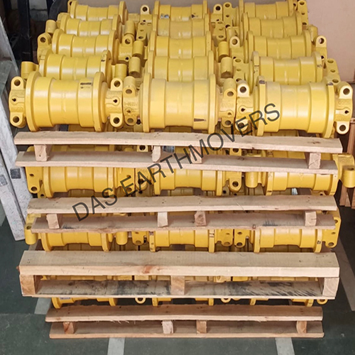 Steel Chain Bulldozer Track Roller - Color: Yellow