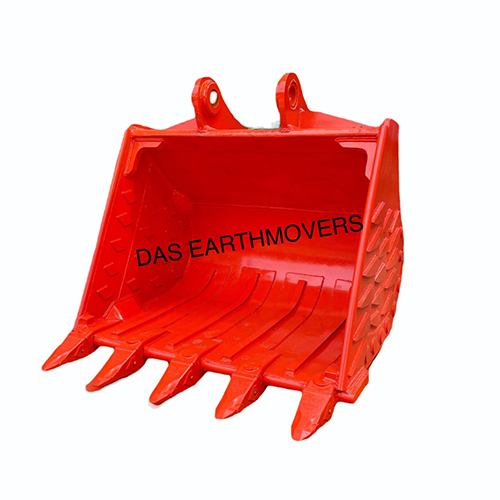 Excavator Ex350 Zaxis370 Rock Bucket - Color: Orange