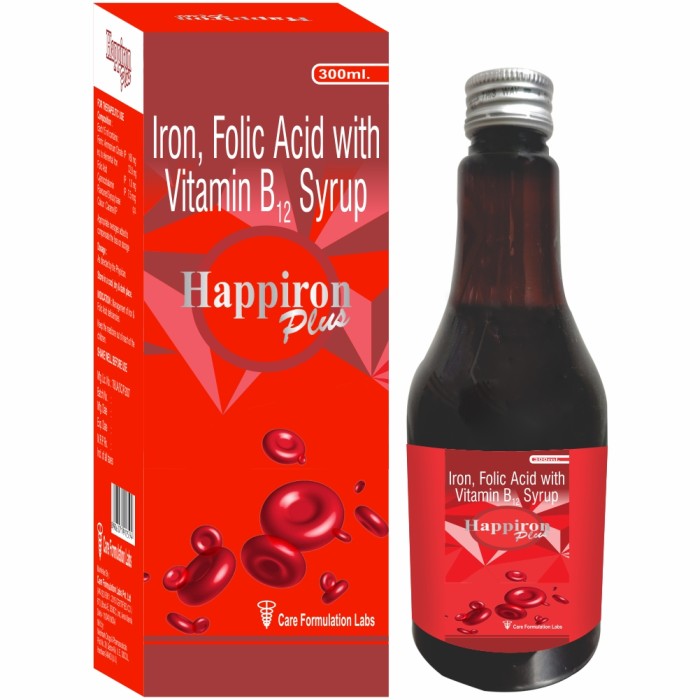 ferric Ammonium Citrate,Iron,Folic Acid,Cyanocobalamin SYRUP