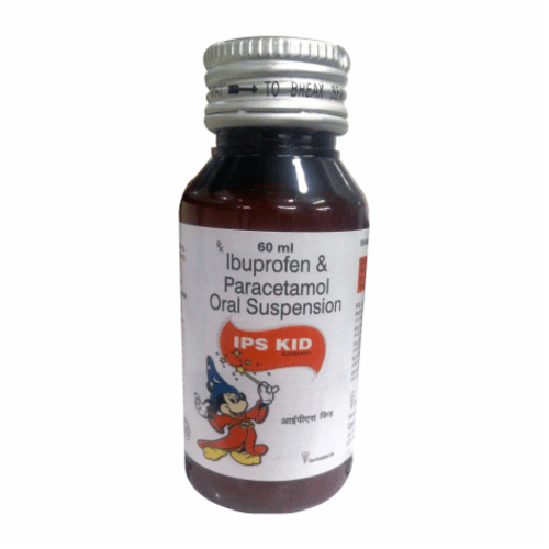 Ibuprofen IP 100 mg. Paracetamol IP 125mg Suspension'