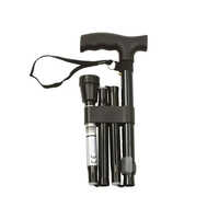 Folding Walking Stick - Aluminum, Foldable, Waterproof | Lightweight, Portable, Manual Support For Enhanced Independence