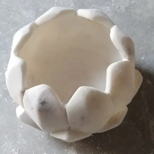 Lotus Marble Flower Pot