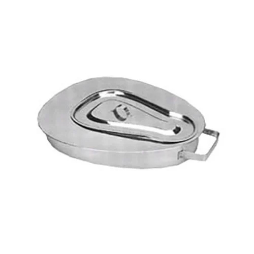 Stainless Steel Bed Pans - Color: Silver