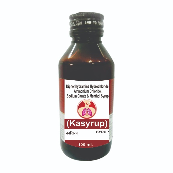 Dipphenhydramine Hydrochloride I.P. 14.08 MG=Ammonium Chloride I.P 138 Ammonium Chloride I.P. 57.03MG=Sodium citrate I.P. 1.14 mg syrup